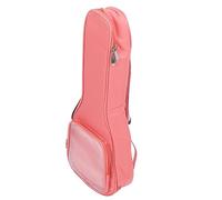 AKLOSIPY Sac à Dos pour Guitare de 23 Pouces avec Beaucoup de Rangement, Sangles Confortables, Tissu Oxford, Design élégant pour Musiciens et Voyageurs (Pink)