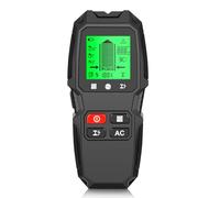 AKLOSIPY Scanner de Mur de Fond de Pod 5 en 1 Détecteur électronique de Pote avec Affichage LCD HD pour Détecter les Fils de CA en Métal en Bois avec Fonction D'avertissement (BLACK)