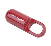 AKLOSIPY Serrure à Empreintes Digitales - Cadenas à Empreinte Digitale Rechargeable USB pour Bagages et Valises - 10 Enregistrements d'Empreintes Digitales, Construction en Alliage de Zinc, (rouge)