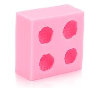 AKLOSIPY Silicone Fraise pour une Cuisine Polyvalente-moule à Fondant Antiadhésif de qualité Alimentaire pour la Cuisson du Chocolat Bricolage et (PINK)