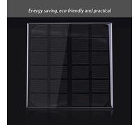 AKLOSIPY Sortie CC 3W 6V Module de Panneau Solaire en Silicium Monocristallin pour Une Batterie et Un Chargement de Lampe Efficaces