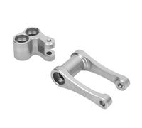 AKLOSIPY Support d'amortisseur Arrière en Alliage d'aluminium Haute Résistance, pour Moto LOSI /4 Promoto MX, Pièces Améliorées à Installation Facile (Silver)
