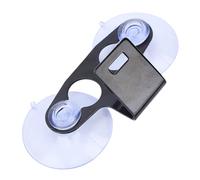 AKLOSIPY Support de Détecteur Universel et Support à Ventouse pour Tableau de Bord avec Base Réglable à 360 Degrés pour Détecteur de Voiture, Navigation GPS (Black)