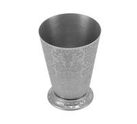 AKLOSIPY Tasse à Menthe en Acier Inoxydable 12 - Mug Mule de Moscou avec Texture Totem et Design Gravé Vintage, Verre à Cocktail à Double Paroi pour Whisky Sour, Gin & Tonic, Rhum et (Texture