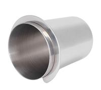 AKLOSIPY Tasse Doseuse à café en Acier Inoxydable de 51 Mm pour Porte-filtre de Machine, Tasse d'alimentation en Poudre Anti-déversement, Collecteur de Marc en Métal de qualité Alimentaire pour la