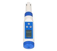 AKLOSIPY Testeur BLE-9909 5 Pouces - Testeur de Température de Sel PH EC avec Contrôle APP, Compensation Automatique de la Température et Affichage rétroéclairé pour Piscines, Aquariums, Culture