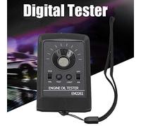 AKLOSIPY Testeur Numérique LED 12 V, Détecteur de qualité D'huile Moteur pour Analyseur de Fluide Gazeux avec Fonction D'étalonnage, Petit et Facile à (Black)