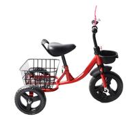 AKLOSIPY Tricycle pour Enfants de 1 an avec Panier de Rangement - Jouet d'extérieur pour Garçons et Filles, Tricycle à Pédales