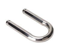 AKLOSIPY Tube de Forme d'aquarium U - Tube de Connexion en Acier Inoxydable 304 Professionnel pour Réservoirs de Poisson avec Conception de Pince Sécurisée pour Un Entretien Facile (1/4 17,5-18 cm)