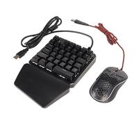 AKLOSIPY TZ-MixElite-005 Ensemble Clavier et Convertisseur de Jeu Mobile - Clavier Mécanique RVB à Une Main + Adaptateur de Jeu pour Téléphones et Tablettes HarmonyOS - Compatible avec PUBG Mobile
