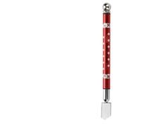 AKLOSIPY Verre Portable à Molette avec Poignée Antidérapante pour une Incision Précise du Verre de 3 Mm à 15 Mm - Molette de en Carbure cémenté - Rouge (rouge)
