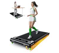 Akluer 480L-A Tapis de Marche Sous Bureau avec Inclinaison, Moteur Silencieux 2.5HP, Capacité Max 150kg, Vitesse 1-6 km/h, Écran LED Tactile, Télécommande, Système d'Amortissement, Sans Montage, pour