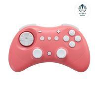AKNES GuliKit Elves 2 Manette Sans Fil pour Switch, Switch 2, PC Windows, Android, iOS, Joysticks à Effet Hall, 1000Hz Filaire, 730Hz Bluetooth, Réveil Switch1/2, Double Vibration, Gyro, Turbo - Rose