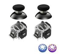 AKNES GuliKit TMR Électromagnétique Joysticks pour Manette DualSense PS5 / DualSense Edge, Stick Accessoires de Rechange pour PlayStation 5 Manette, Capuchons de Joysticks Inclus
