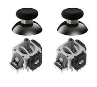 AKNES GuliKit TMR Joysticks pour Manette DualSense PS5 / DualSense Edge | Haute Précision, Performance Anti-dérive, Durée de vie prolongée, Réponse linéaire fluide, avec capuchons