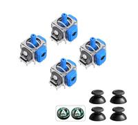 AKNES HallPi V6 TMR Joystick Electromagnétique de Remplacement pour Manette PS5 DualSense/DualSense Edge, Accessoires de Réparation de Stick Anti-Drift pour Manette Playstation 5-2 Paires