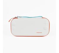 AKNES MOBAPAD Housse de Transport Compatible avec Nintendo Switch 2, Pochette de Voyage Rigide Ultra-Slim avec 12 Cartouches de Jeu, Étui de Protection et Stockage Portable pour Console Switch 2-Blanc