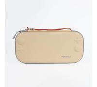 AKNES MOBAPAD Housse de Transport Compatible avec Nintendo Switch 2, Pochette de Voyage Rigide Ultra-Slim avec 12 Cartouches de Jeu, Étui de Protection et Stockage Portable pour Console Switch 2-Jaune