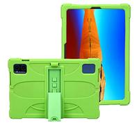 AKNICI 10 Pouces Coque Silicone pour TECLAST M50HD/TECLAST M50/TECLAST M50 Pro/TECLAST M40 Plus/TECLAST P40HD/TECLAST P30S/Blackview Tab 12 Pro/Blackview Tab 7 Pro/OSCAL Pad 10,Bandoulière, Vert