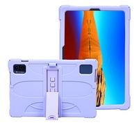 AKNICI 10 Pouces Coque Silicone pour TECLAST M50HD/TECLAST M50/TECLAST M50 Pro/TECLAST M40 Plus/TECLAST P40HD/TECLAST P30S/Blackview Tab 12 Pro/Blackview Tab 7 Pro/OSCAL Pad 10,Bandoulière, Violet