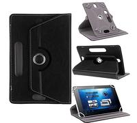 AKNICI 360° Rotation 10 Pouces Universal Coque pour Simbans PicassoTab 10/Vankyo MatrixPad S30 S20/YOTOPT K107/BEISTA 10/TOSCIDO K108 W109 X104 X108/LNMBBS 10/MEBERRY M6/GOODTEL 10.1/DUODUOGO 10, Noir