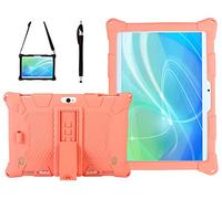 AKNICI Coque Étui en Silicone pour Tablette Tactile 10/10.1 Pouces YOTOPT ZONKO BEISTA TOSCIDO LNMBBS MEBERRY GOODTEL DUODUOGO Dragon Touch YESTEL SUMTAB PADGENE Qimaoo TECLAST Haehne Artizlee, Rose