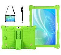 AKNICI Coque Étui en Silicone pour Tablette Tactile 10/10.1 Pouces YOTOPT ZONKO BEISTA TOSCIDO LNMBBS MEBERRY GOODTEL DUODUOGO Dragon Touch YESTEL SUMTAB PADGENE Qimaoo TECLAST Haehne, Vert Clair