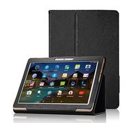 AKNICI Coque Étui pour Tablette Tactile 10/10.1 Pouces YOTOPT ZONKO BEISTA TOSCIDO LNMBBS MEBERRY GOODTEL DUODUOGO Dragon Touch YESTEL SUMTAB PADGENE Qimaoo TECLAST Haehne Artizlee SANNUO, Noir