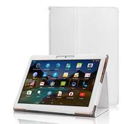 AKNICI Coque Étui pour Tablette Tactile 10/10.1 Pouces YOTOPT ZONKO BEISTA TOSCIDO LNMBBS MEBERRY GOODTEL DUODUOGO Dragon Touch YESTEL SUMTAB PADGENE Qimaoo TECLAST Haehne Artizlee SANNUO, Blanc