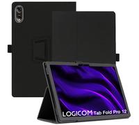 AKNICI Coque pour Logicom Tab Fold 12 Pro Tablette 12 Pouces - Ultra Slim PU Cuir Coque Case avec Stand Fonction et Bandoulière Étui Housse pour Logicom Tab Fold 12 Pro Tablette 12 Pouces