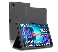 AKNICI Coque pour POPUX P10 Pro/DOOGEE Tab G5 Tablette 10 Pouces - Ultra Slim PU Cuir Coque Case avec Stand Fonction et Bandoulière Étui Housse