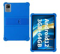 AKNICI Coque Silicone pour Blackview Tab60 WiFi/Blackview Tab60 Pro/TECLAST P30/ TECLAST P30T/ OSCAL Pad 80 WiFi Tablette 10 Pouces, Housse de Protection avec Fonctions de Support, Bleu