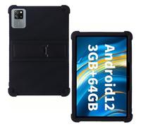 AKNICI Coque Silicone pour Blackview Tab60 WiFi/Blackview Tab60 Pro/TECLAST P30/ TECLAST P30T/ OSCAL Pad 80 WiFi Tablette 10 Pouces, Housse de Protection avec Fonctions de Support, Noir