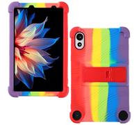 AKNICI Coque Silicone pour Blackview ZENO 1 / TechLife Pad Lite 8 Tablette 8 Pouces, Housse de Protection avec Fonctions de Support pour Blackview ZENO 1 / TechLife Pad Lite 8, Le Rainbow