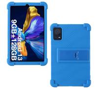 AKNICI Coque Silicone pour DOOGEE T20 Mini/Pro 8.4 Pouces Tablette Tactile, Housse de Protection avec Support, Bleu