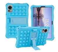 AKNICI Coque Silicone pour DOOGEE T20 Mini Pro/T20 Mini, ALLDOCUBE iPlay 60 Mini Pro/iPlay 50 Mini/iPlay 50 Mini Pro/iPlay 50 Mini Pro NFE, TCL Tab 8 9132 9137, Onn 8 2024 avec Support, Bleu Clair