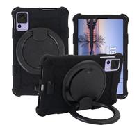 AKNICI Coque Silicone pour DOOGEE T20 Mini Pro/T20 Mini, ALLDOCUBE iPlay 60 Mini Pro/iPlay 50 Mini/iPlay 50 Mini Pro/iPlay50 Mini Pro NFE, TCL Tab 8, Onn 8 2024, Support Rotatif 360°, Noir