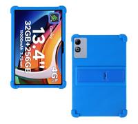 AKNICI Coque Silicone pour DOOGEE Tab G6 Max/TABWEE T60 Pro/TECLAST T65 Plus/TECLAST T65/ OSCAL Pad 200 Tablette 13.4 Pouces, Housse de Protection avec Fonctions de Support, Bleu