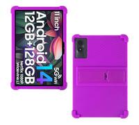 AKNICI Coque Silicone pour DOOGEE U11/DOOGEE U11 Pro/Blackview Tab 90 WiFi/Blackview Tab9Wifi/Blackview Tab 90 Tablet 11 Zoll, Housse de Protection avec Fonctions de Support, Violet