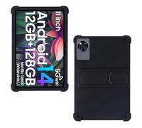 AKNICI Coque Silicone pour DOOGEE U11/ DOOGEE U11 Pro/Blackview Tab 90 WiFi/Blackview Tab9Wifi/ Blackview Tab 90 Tablette 11 Pouces, Housse de Protection avec Fonctions de Support, Noir