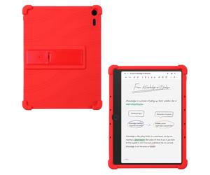 AKNICI Coque Silicone pour TCL Note A1 NXTPAPER Tablette 11.5 Pouces, Housse de Protection avec Fonctions de Support, Rouge