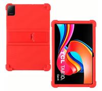 AKNICI Coque Silicone pour TCL Tab 10L Génération 4 Tablette 10 Pouces, Housse de Protection avec Fonctions de Support pour TCL Tab 10L Génération 4 Tablette 10 Pouces, Rouge
