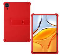 AKNICI Coque Silicone pour TECLAST T70/ Byxsb G140L/ LOGICOM Tab XXL 14/ MAXLEGEN M14/ Urao 140L Tablette Tactile 14 Pouces, Housse de Protection avec Fonctions de Support, Rouge