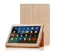AKNICI Étui Folio 10,1" pour Dragon Touch K10/Max10, Hoozo 10, Winsing 10, Lectrus 10, MANJEE 10, ZONKO 10.1, Victbing 10, YELLYOUTH 10, Tagital T10N Plus / T10K doré