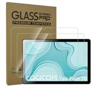 AKNICI [Lot de 2 Protection Écran pour Logicom Fold 10 Tablet 10 Pouces, Film de Protection en Verre Trempé, 9H Dureté, Anti Rayures