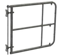 AKO Barrière d'herbage réglable pour clôture chevaux Hauteur : 90 cm, galvanisée à chaud