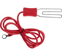 AKO CÂBLE DE CONNEXION pour cordon/fils 125cm, embout oillet M8, PINCE EN COUR