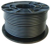 AKO Câble haute tension enterrable 25 m Câble souterrain spécial 0,025 Ohm/m - simple