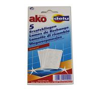AKO Delu Lames de rechange pour racloir plaque de cuisson et de verre, 5