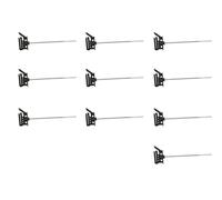 AKO Isolateur écarteur clip pour ruban 40 mm, 10 pièces avec un support long de 20 cm